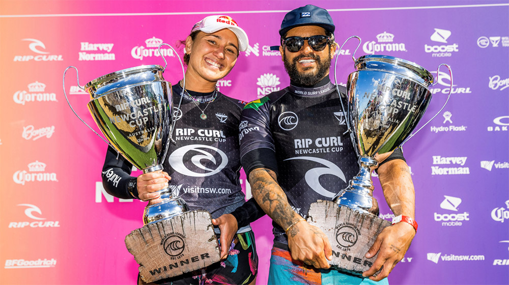 We finally know the champions of the Surf Rip Curl Newcastle Cup 
